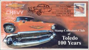 2016, Toledo Stamp Club , BW Pictorial, 100 Years, February 28, 16-048