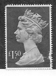 GB #MH173  £1.50  Machin Queen Elizabeth   (MNH) CV $5.75