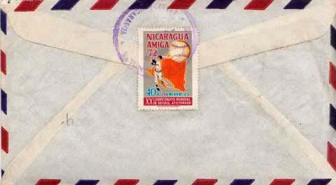 Nicaragua, Airmail, Sports, Maps