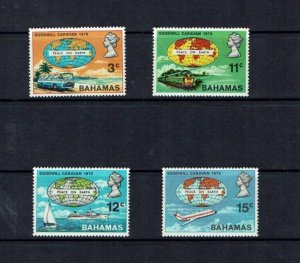 Bahamas: 1970, Goodwill Caravan,  MNH set