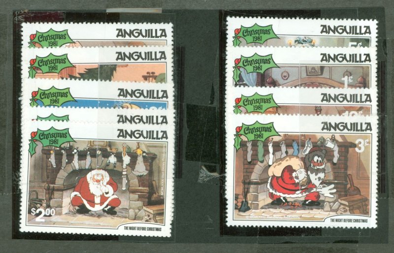 Anguilla #453-61  Single (Complete Set)