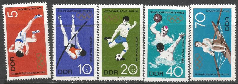 GERMANY DDR 1043-46 MNH OLYMPICS K974-1