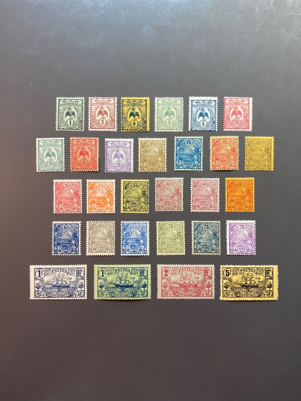 New Caledonia 88-116 Complete Set F-VF MH. See note. Scott 39.30