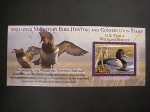 RW88A, $25 Lesser Scaup, MNH Self Adhesive sheetlet of one, Beautiful Stamp