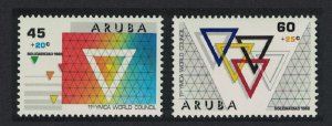 Aruba 'Solidarity' 11th YMCA World Council 2v 1988 MNH SG#50-51