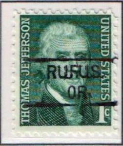 U.S. Precancel - Oregon, Rufus