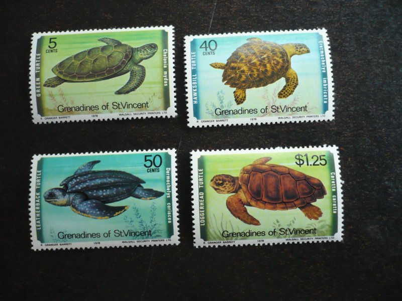 Stamps - St. Vincent Grenadines - Scott# 157-160 - Mint Hinged Set of 4 Stamps