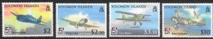 SOLOMON ISLANDS SG1279/82 2009 100th ANNIVERSARY NAVAL AVIATION SET MNH (r)