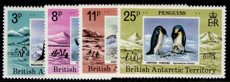 BRITISH ANTARCTIC TERRITORY QEII SG89-92, 1979 penguins set, NH MINT. Cat £12.