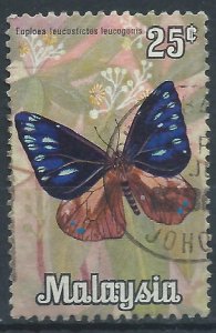 Malaysia 1970 - 25c Butterfly - SG64 used