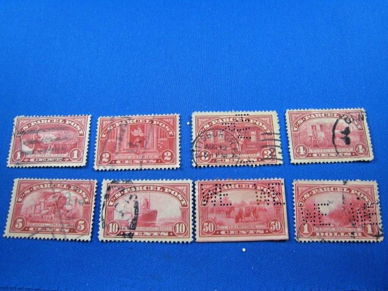 U.S. STAMPS FOR COLLECTORS - SCOTT #Q1-Q6, Q10, Q12    Used    (kbq1)  