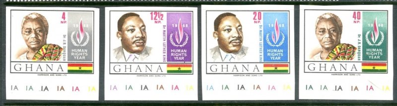 R32937 (5) GHANA 348-51 MNH BIN $1.60