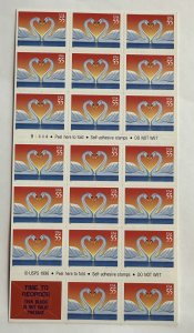 US 1997 32c Love #3124 booklet of 20 mint