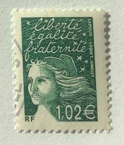 France 2002 Scott 2862 used - 1.02€,  Marianne type Luquet