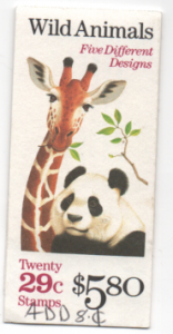 Booklet Complete 20 stamps Wild Animals # 2705 - 2509