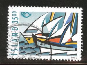 Iceland Scott 854 used 1998 Nordic stamp 