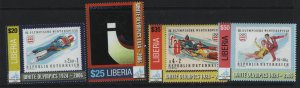 LIBERIA,2396-2399 MNH SET