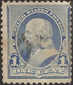 # 219 DULL BLUE USED BEN FRANKLIN SCV-0.75