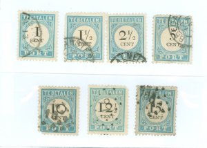 Netherlands #J3-J9 Used