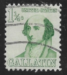 US #1279 1 1/4c Prominent Americans - Albert Gallatin