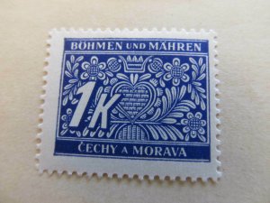 Bohemia and Moravia 1939-40 1k fine mh* stamp A11P8F11-