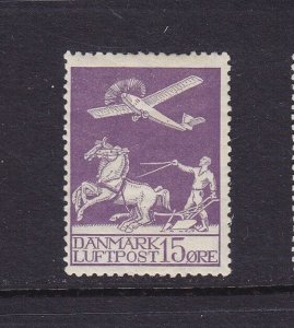 Denmark Scott # C2 VF OG lightly hinged with nice color cv $ 70 ! see pic !