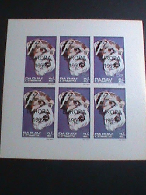 ​PABAY-1969-EUROPA-EMERGENCY STRIKE POST IMPERF  MNH- SHEET VF