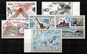 FSAT Scott C98-103 Mint NH (#C98 is hinged) - Catalog Value $31.00