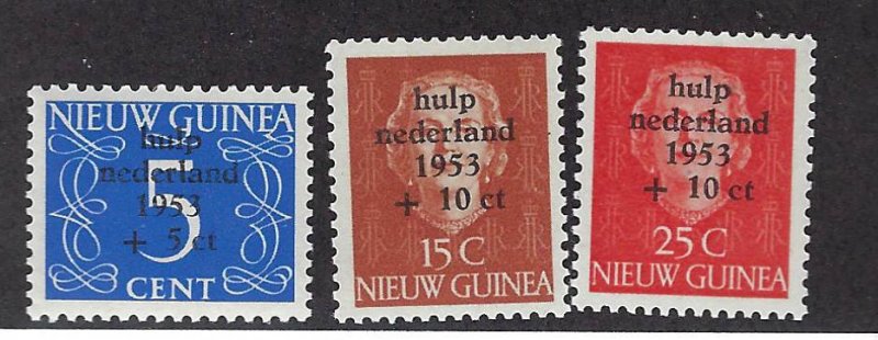 Netherlands New Guinea SC B1-B3 MNH F-VF SCV$36.00...Take a Look!