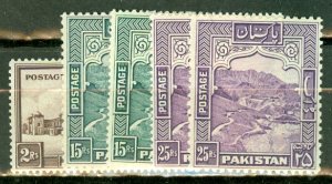 EM: Pakistan 24-43 mint plus all Scott perf varieties except 41b CV $210