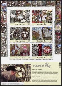 Canada 2002 MNH Art, Jean-Paul Riopelle, Birds