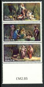 MALTA 1977 CHRISTMAS Child Welfare Semi Postal Set Sc B29a MNH