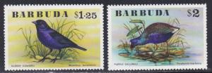 Barbuda # 242-243, Birds, High Values from a Set, NH, 1/3 Cat.