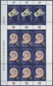 Makedonien stamp Snail Houses 2 diff minisheet MNH 2006 Mi 400-401 WS195817