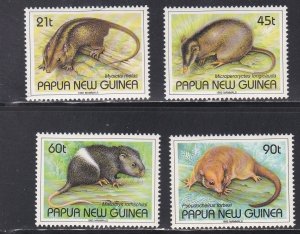 Papua New Guinea # 798-801, Mammals - Small Animals, Mint NH, 1/2 Cat.,