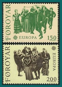 Faroe Islands 1981 Europa, Dances, MNH #63-64,SG62-SG63