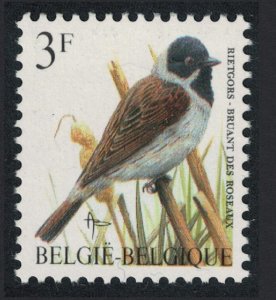 Belgium Reed Bunting Bird Buzin 'Bruant des Roseaux' 3f Normal paper 1991