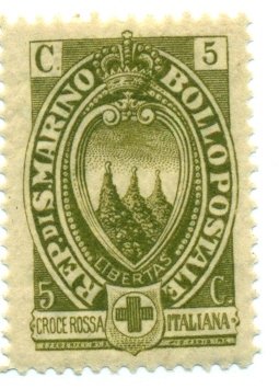 San Marino 1923 #B18 MH SCV (2022) = $0.80