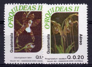 Guatemala 1996 Sc#C845A/C847A ORCHIDS set (2) MNH