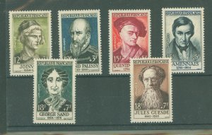 France #B312-317 Mint (NH) Single (Complete Set)
