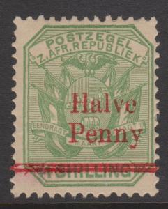 Transvaal 1895 Sc#162 MH