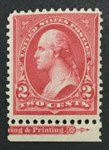 MOMEN: US #267 MINT OG NH #28202