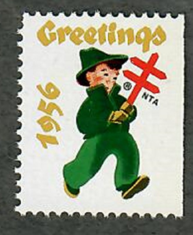 Christmas Seal from 1956 MNH single