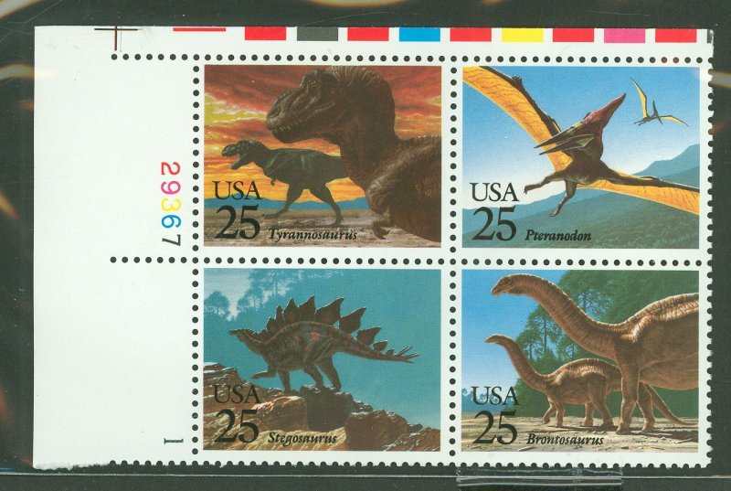 United States #2425b Mint (NH) Plate Block (Animals)