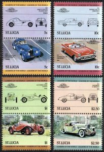 St. Lucia Sc #653-656 MNH pairs