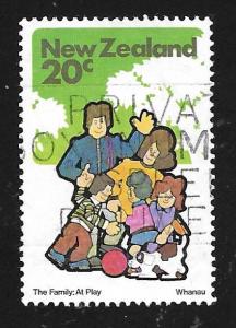 New Zealand SC# 726 - (20c) - The Family: at Play, Used