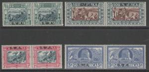 SOUTH WEST AFRICA SG105/8 1938 VOORTREKKER SET MTD MINT