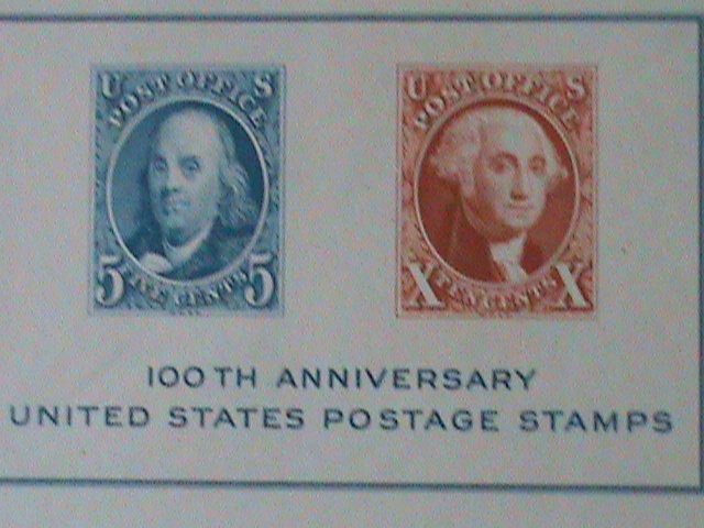 UNITED STATES-SC#948 CENTENARY OF INTEL.STAMP SHOW MNH-S/S-VF-77 YEARS OLD