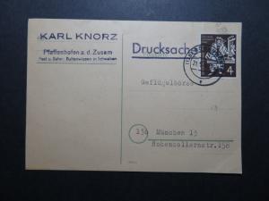Germany SC# 23 On Postcard / Minor Creasing - Z10371
