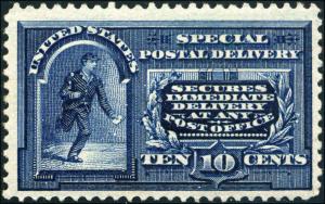 1895 US Stamp #E5 Perf 12 Wmk 191 Mint OG Special Delivery Catalogue Value $210 